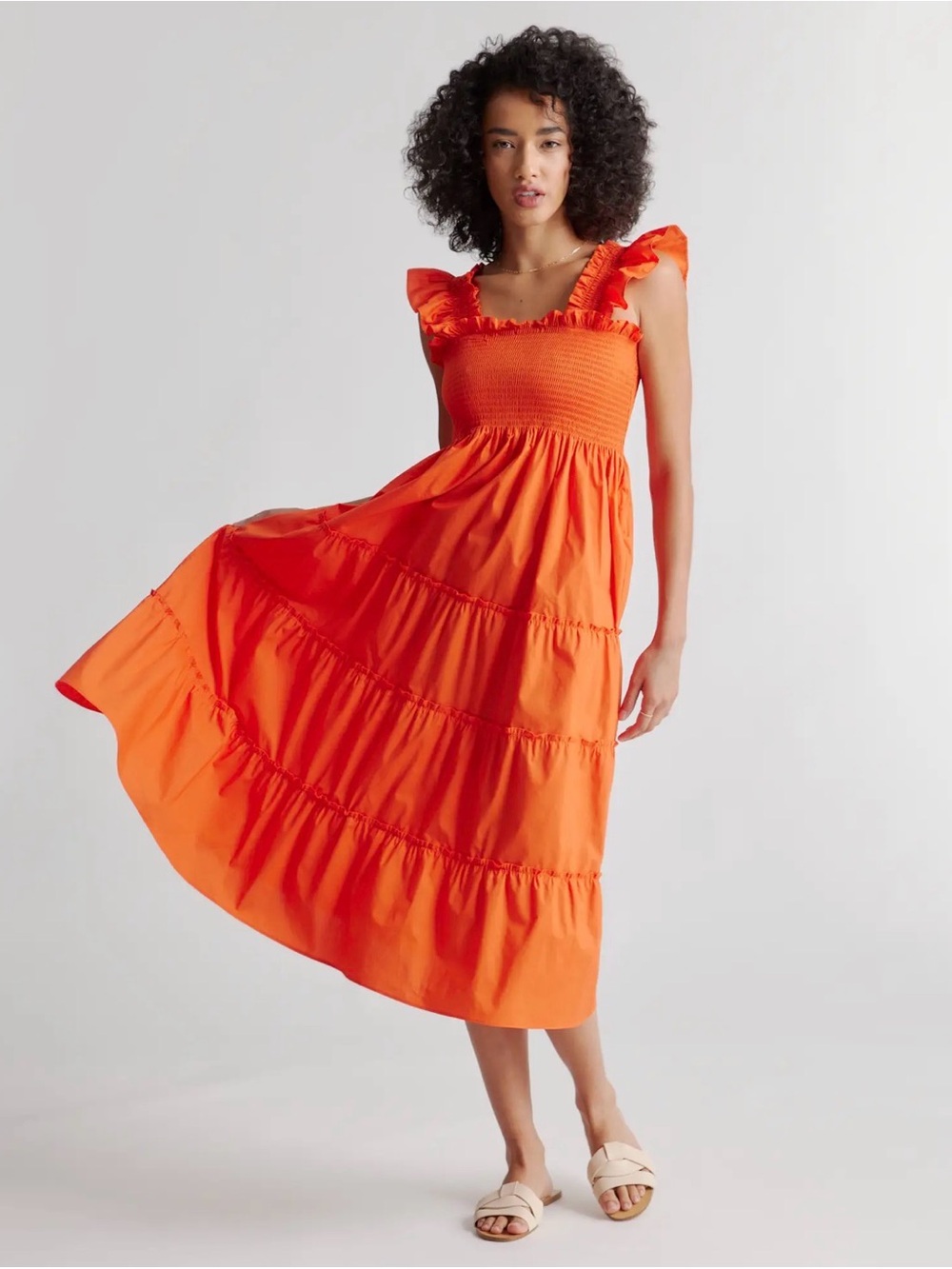 Quince Women’s Smocked Poplin Dress